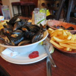 Mussels at Oliver's pub