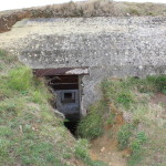 Machine gun portal in casement