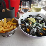 Mussels in cream sauce / fries