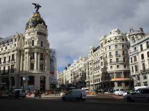 Madrid Gran Via - main street