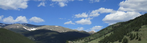 Map of our day trip over Guanella Pass