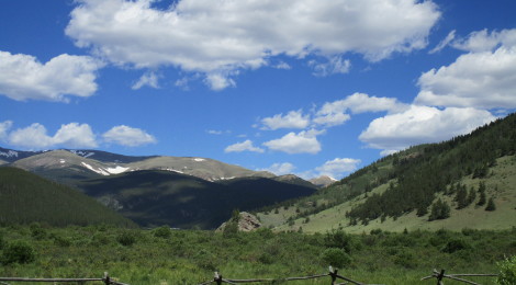 Map of our day trip over Guanella Pass