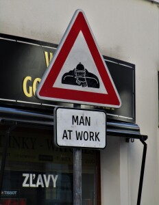 Man at work