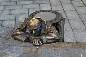 Sewer worker