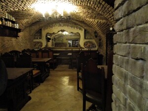 downstairs dining in pastry shop