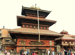 Pagoda with spirit ladder